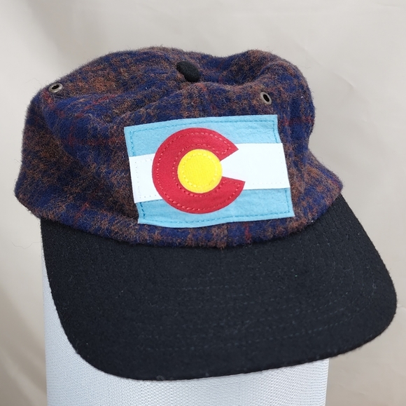 Colorado flag wool blend unstructured hat - Picture 1 of 5